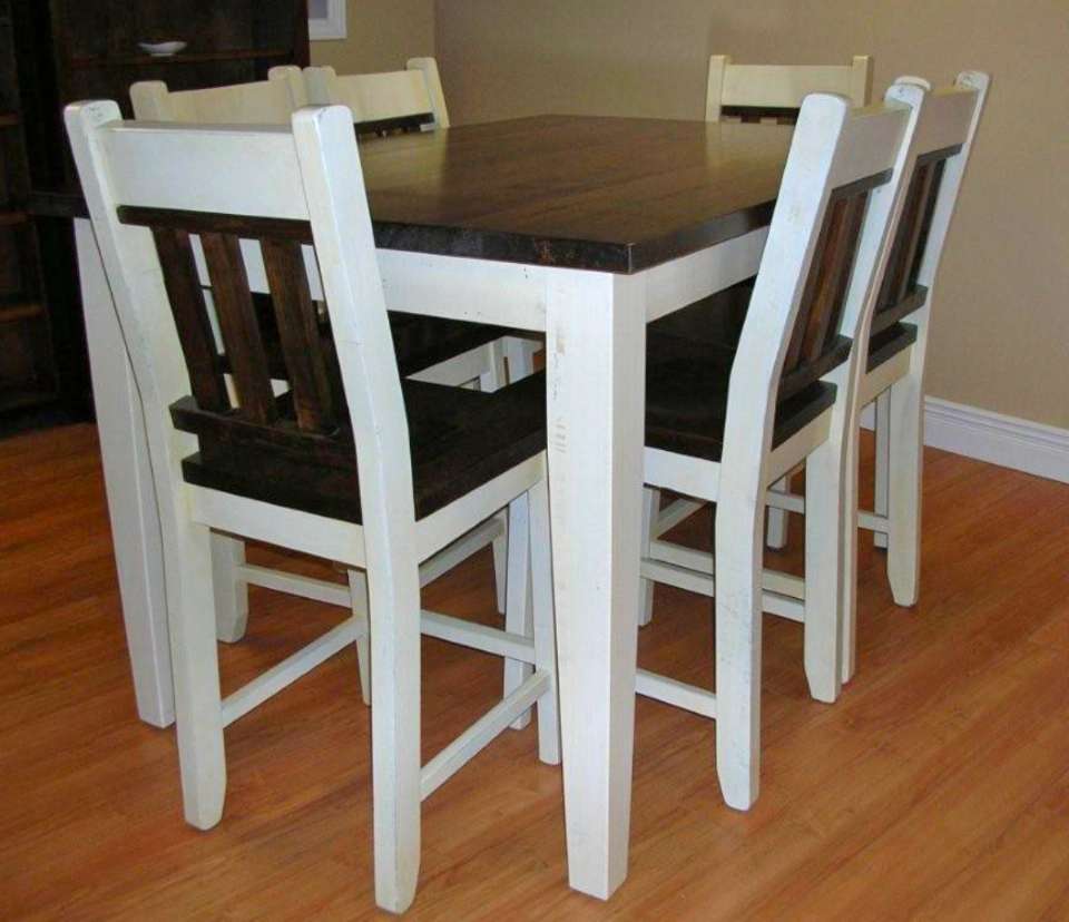 Wormy Maple 7 Piece Bistro Table Set 